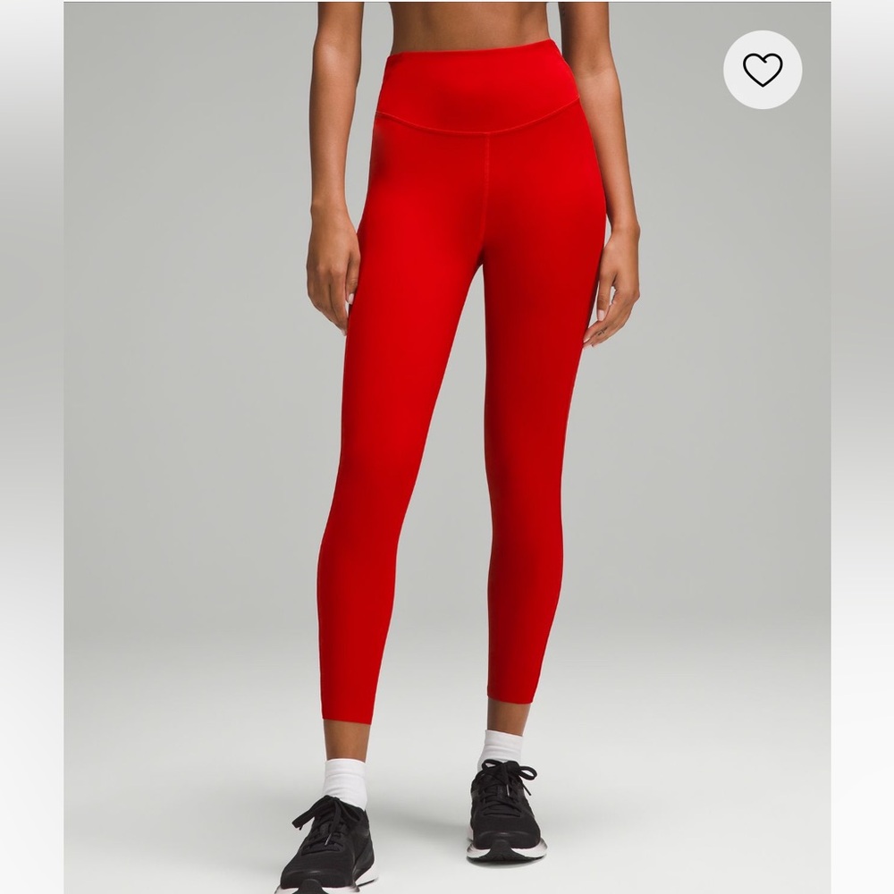 Lululemon Red Base Pace leggings size 8 NET 7/8 leggings